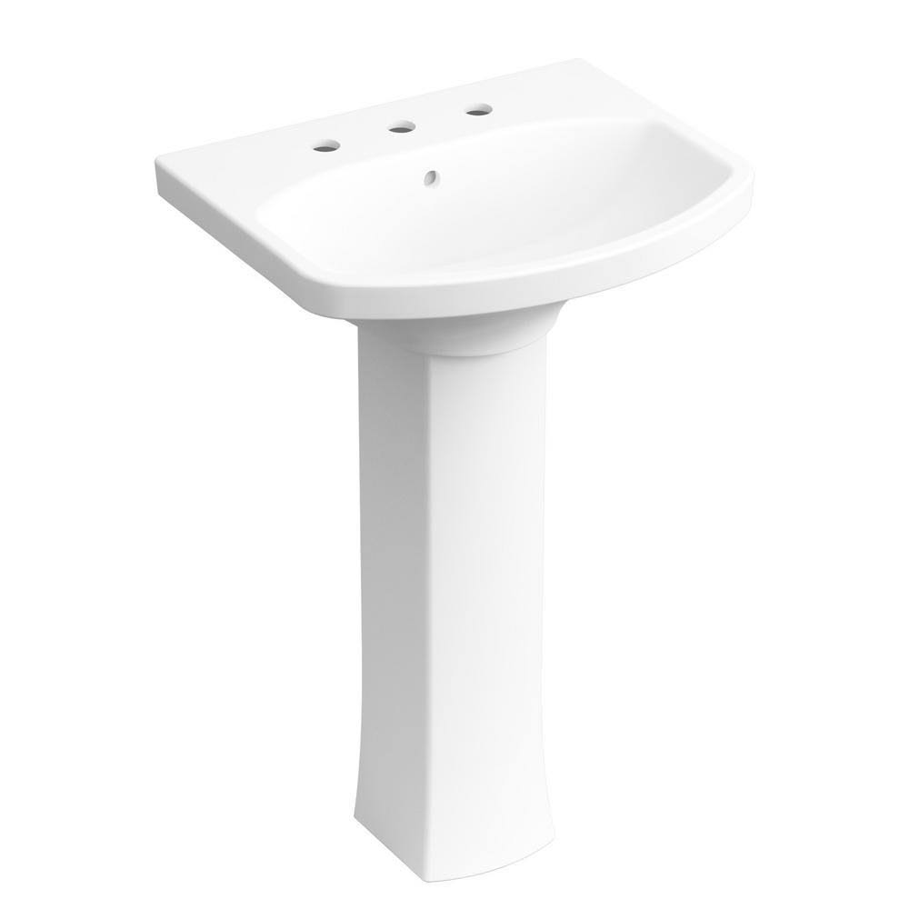 Elmbrook Pedestal in White