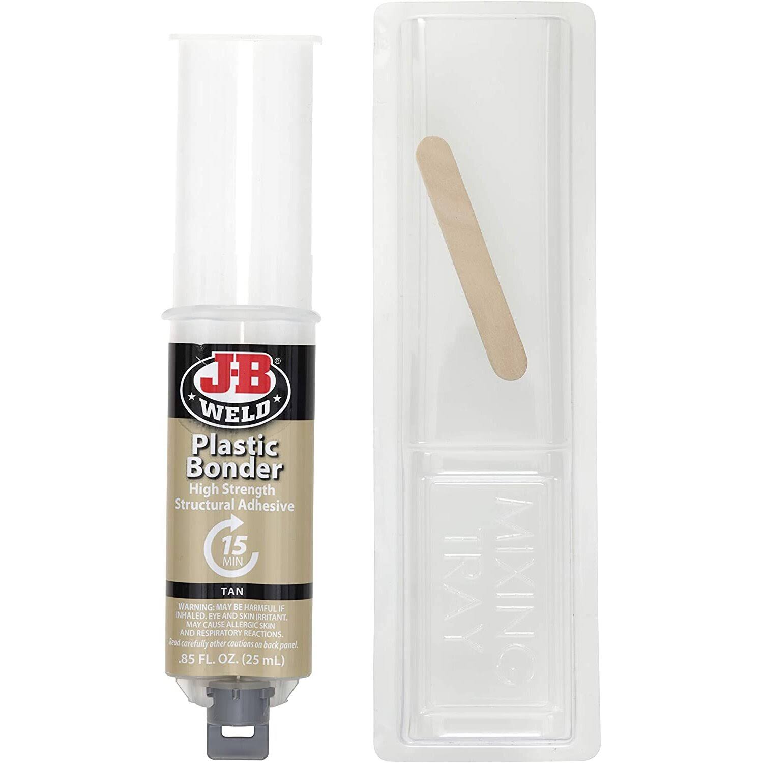 JB Weld TRA50133-TEX Plastic Bonder Syringe