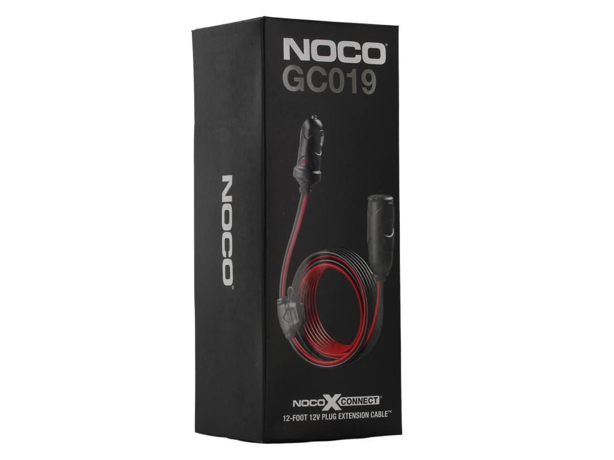 NOCO GC019 12V Plug Extension Cable- 12 ft