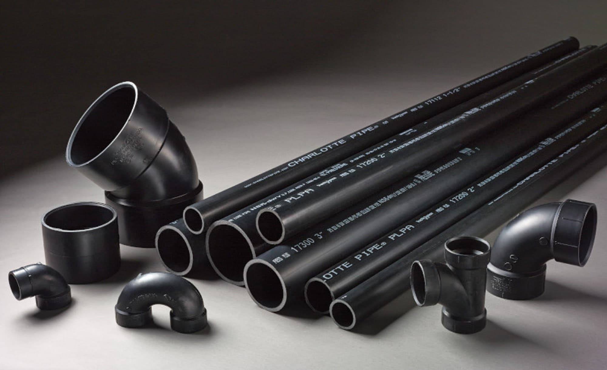 Charlotte Pipe 4 in. x 10 ft. ABS DWV Pipe