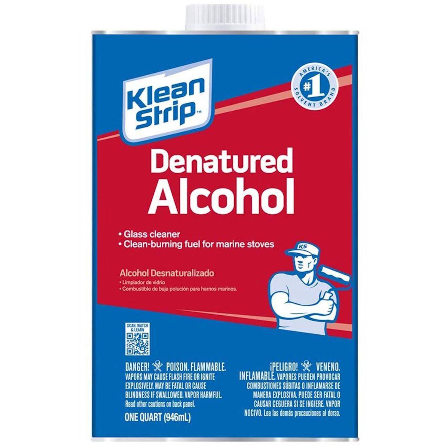 Klean Strip S-L-X Denatured Alcohol- 1 qt canister