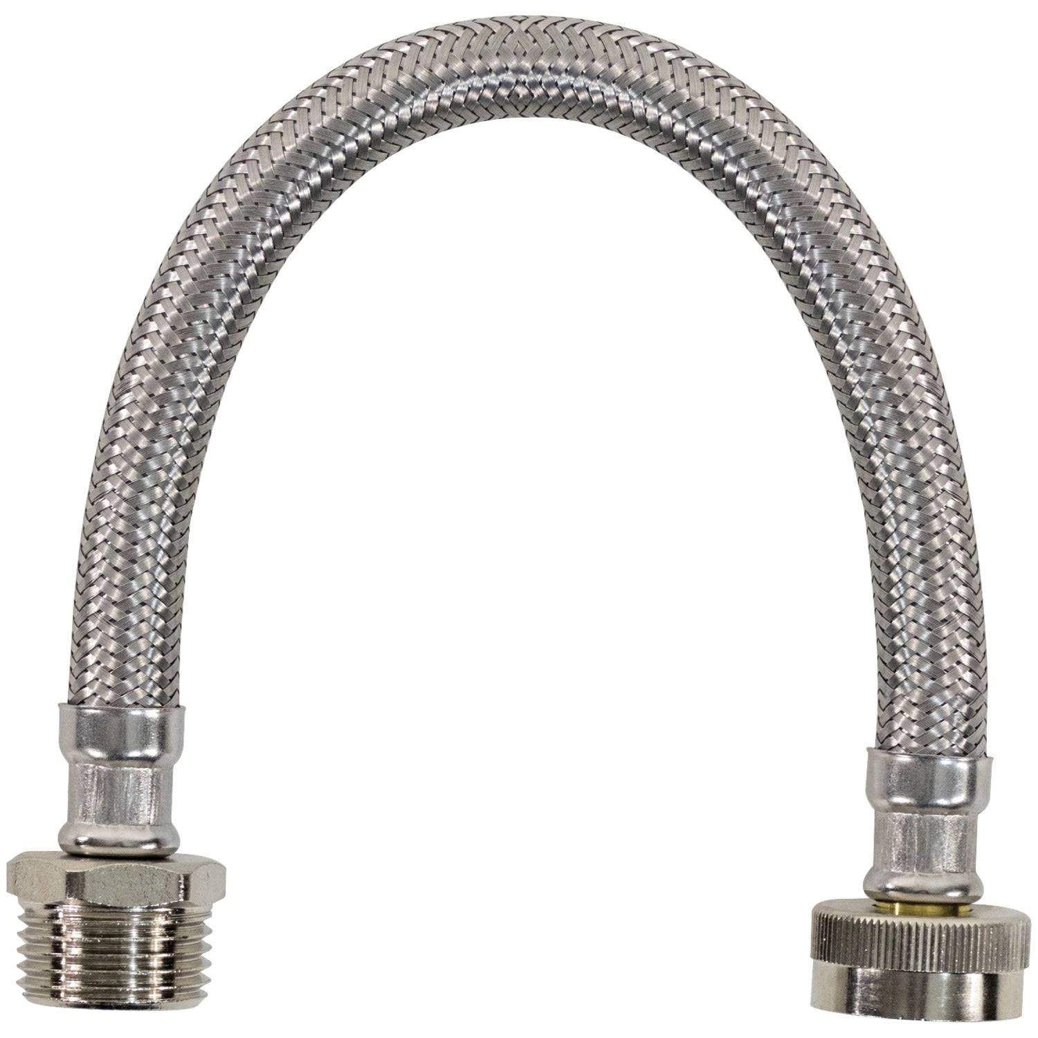 Certified Appliance WI12SSFM Braided Water Inlet Hose, Silver