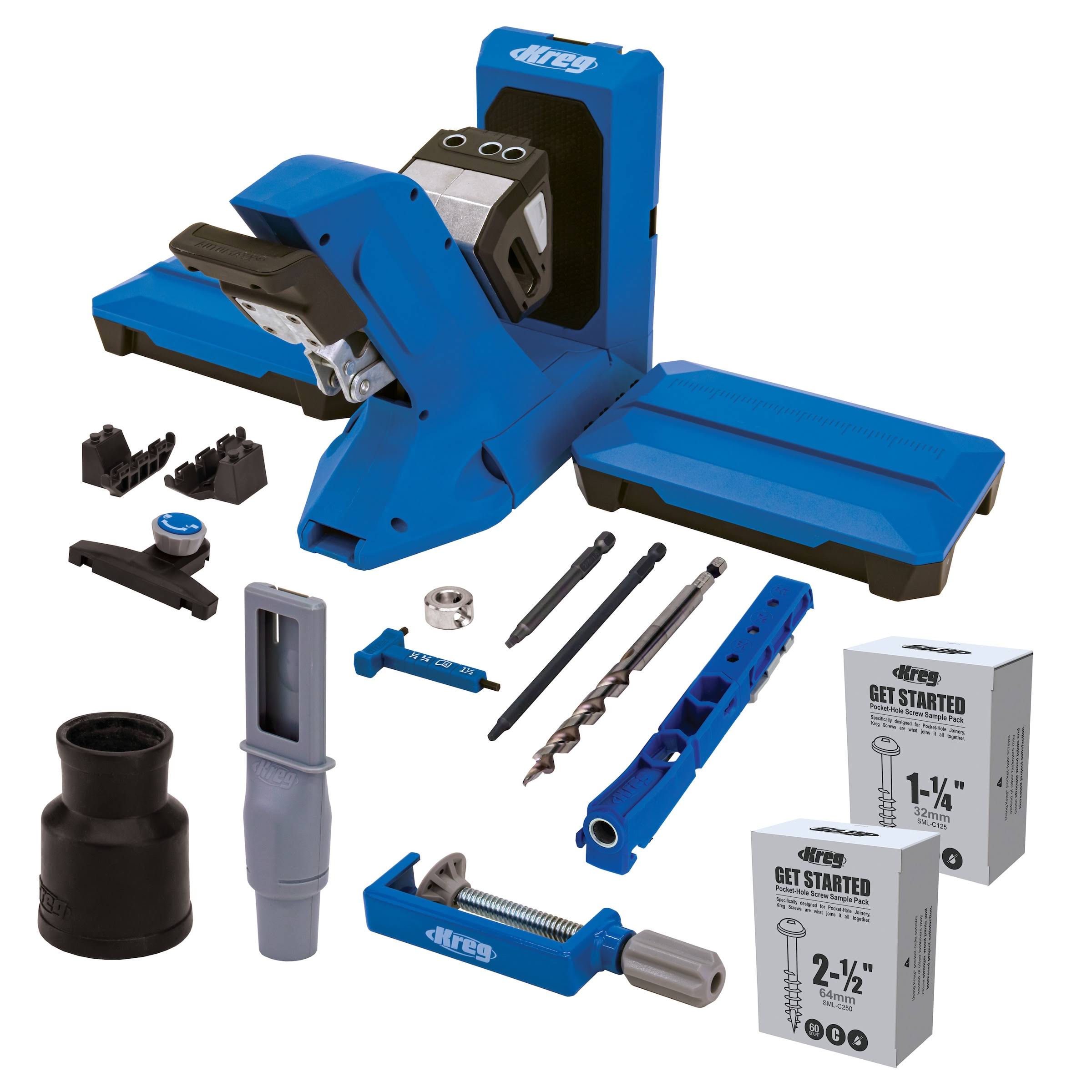 Kreg Pocket-Hole Jig 720PRO Plus- Premium, Advanced Jig for Rock-Solid Pocket-Hole Joints, Automaxx Clamping, Gripmaxx Anti-Slip | KPHJ720PROL
