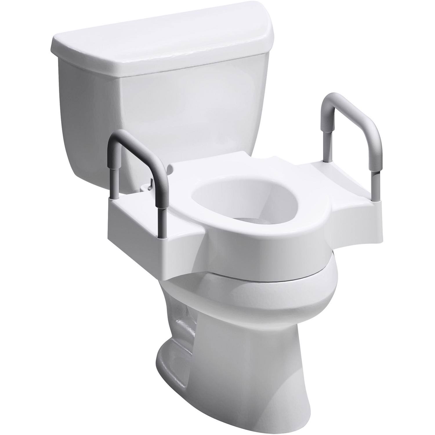 Bemis Clean Shield White Polypropylene Toilet Riser