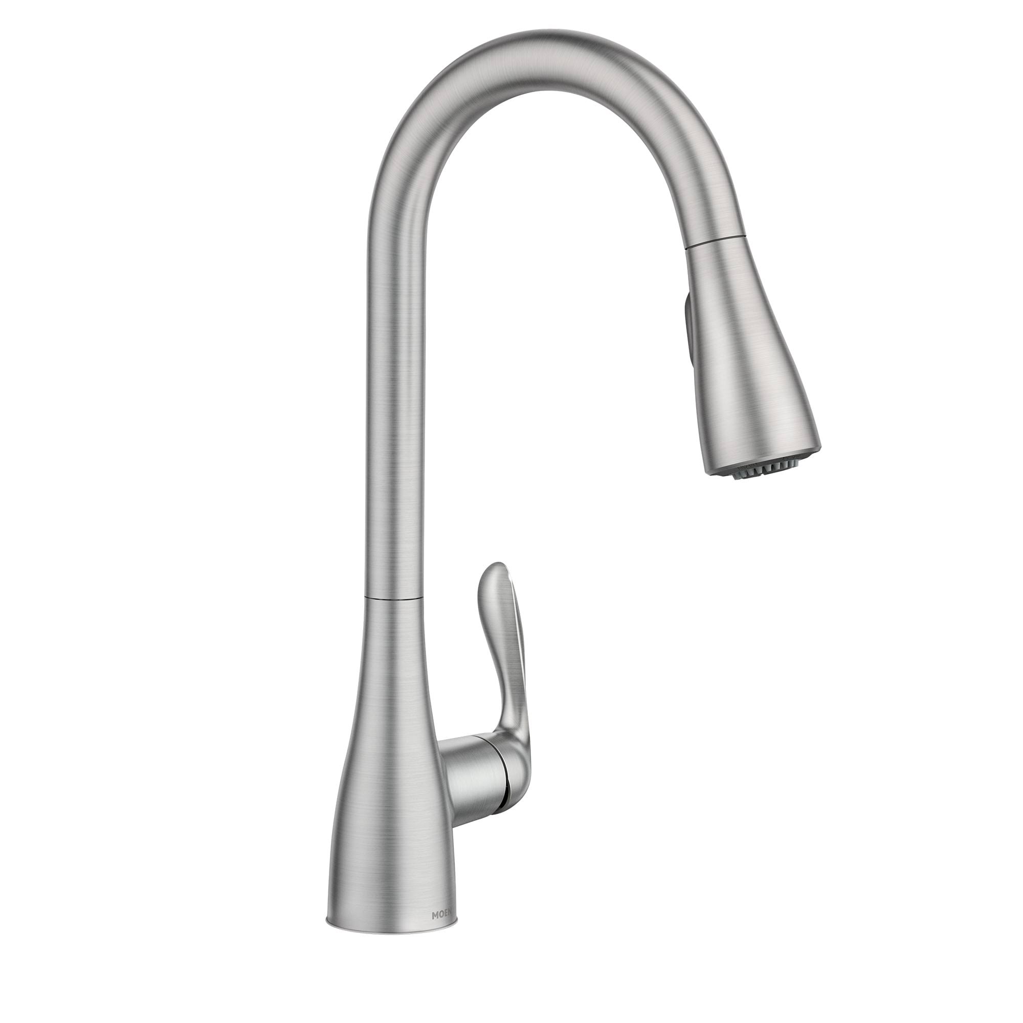 Moen Georgene Spot Resist Stainless 1 Handle Pull Down Kitchen Faucet 87912SRS