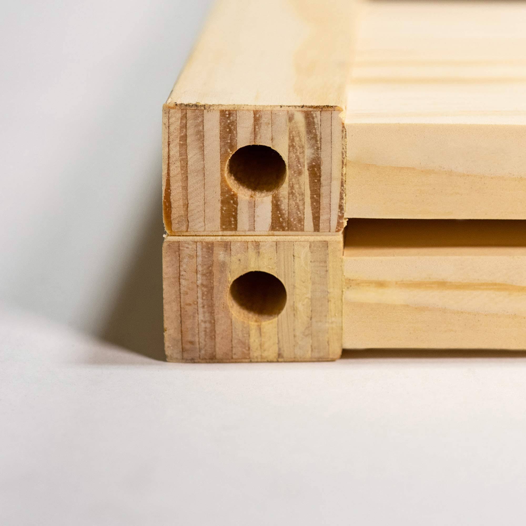 Kimberly Bay 28 in. x 80 in. Traditional 6-Panel Unfinished Solid Core Pine Bi-Fold Door