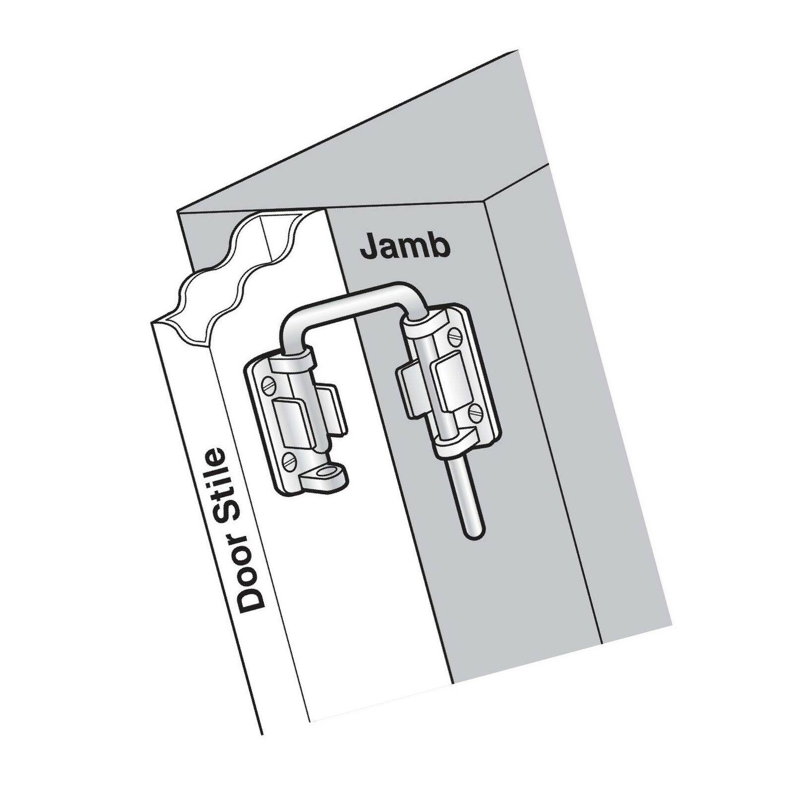 Prime-Line Patio Chrome Sliding Door Loop Lock U 9847