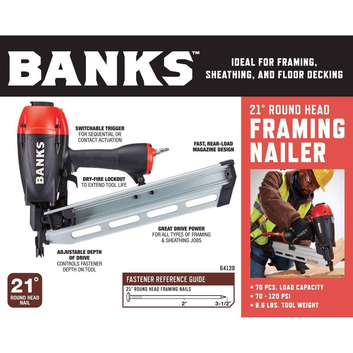 Banks 21 Framing Nailer