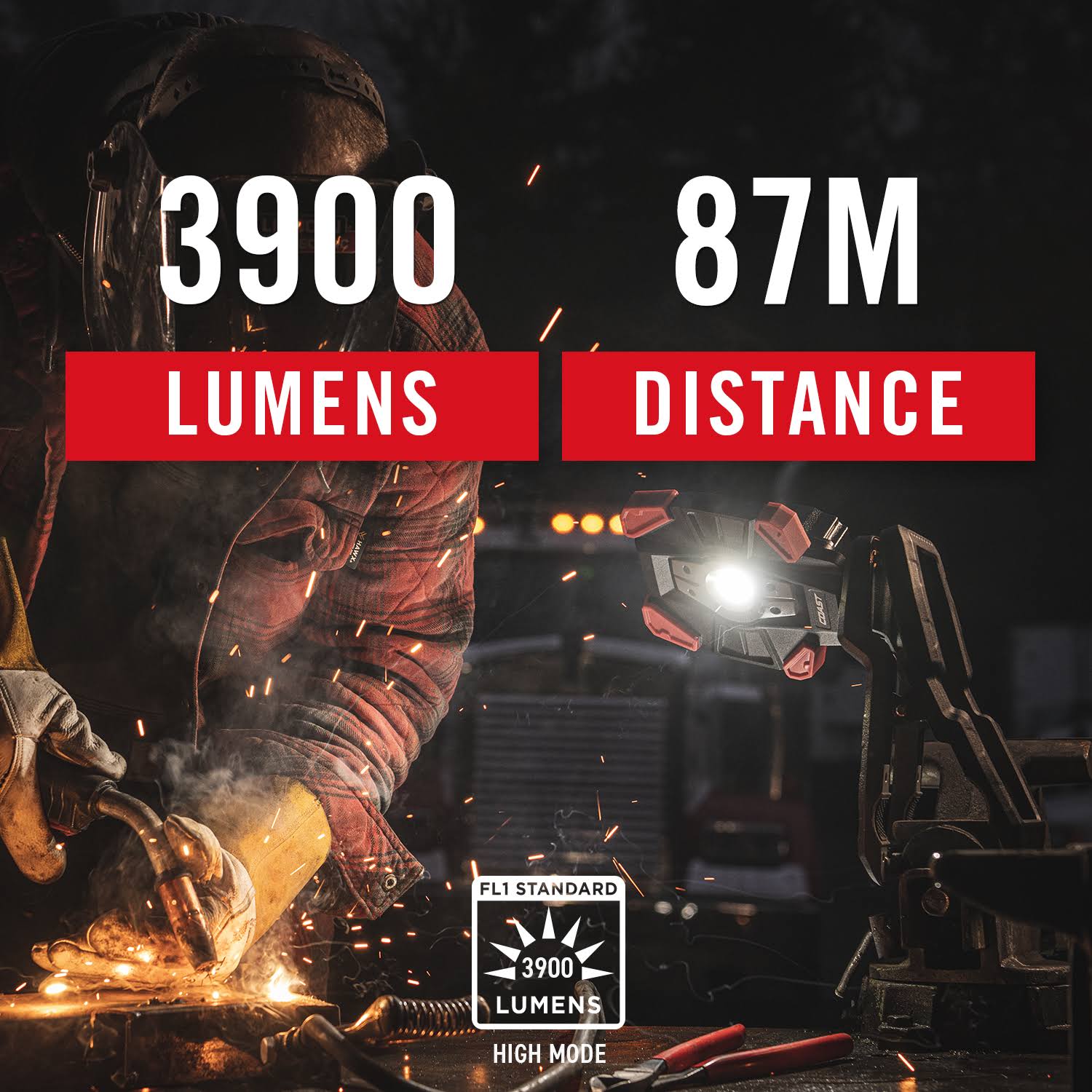 Coast 30685 CL40R Rechargeable Clamp Work Light