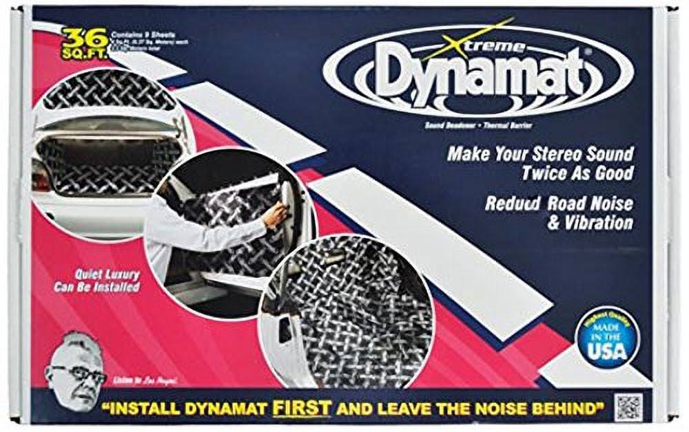 Dynamat 10455 Xtreme Bulk Pack 36 Sq ft (9 Sheets) Sound/Vibration Damping for An Entire Car