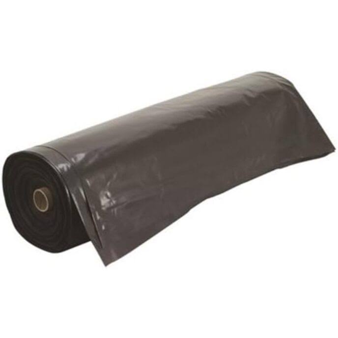 Frost King P1025B/6 Polyethylene Sheeting, 10' x 25' x 6 mil., Black