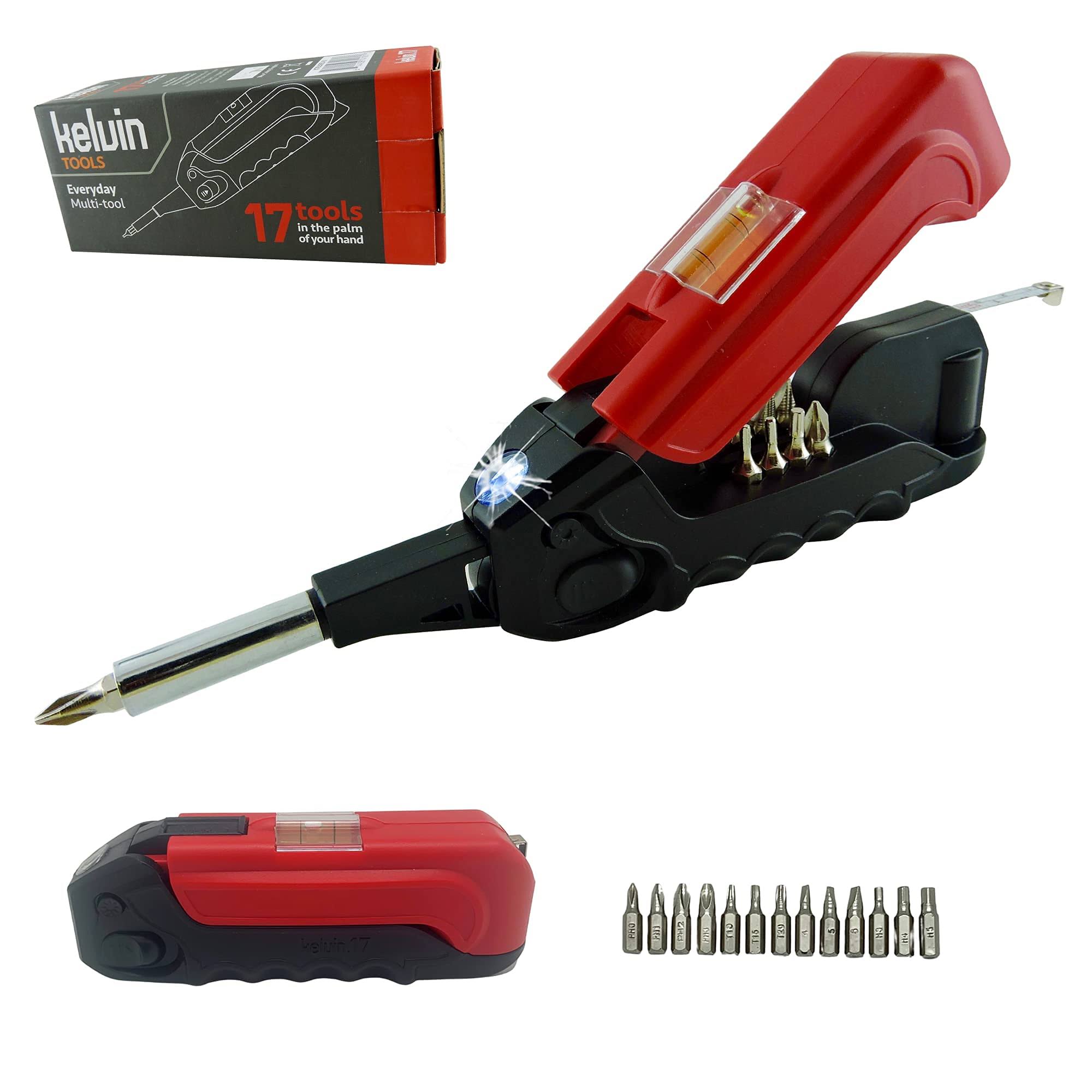 Kelvin Tools 17 Everyday Multi-Tool in Red