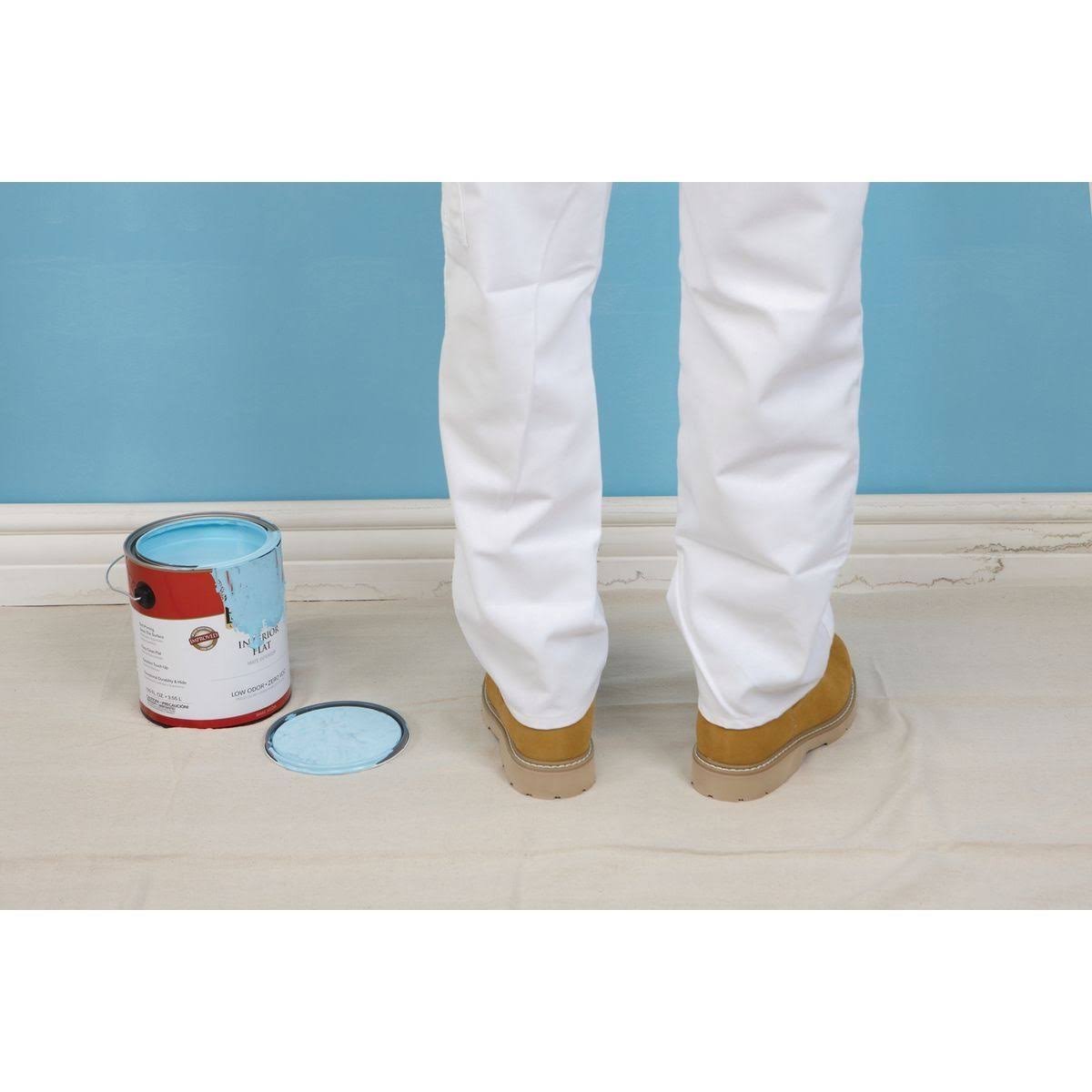 Hft 69309 4 ft. x 12 ft. Canvas Drop Cloth