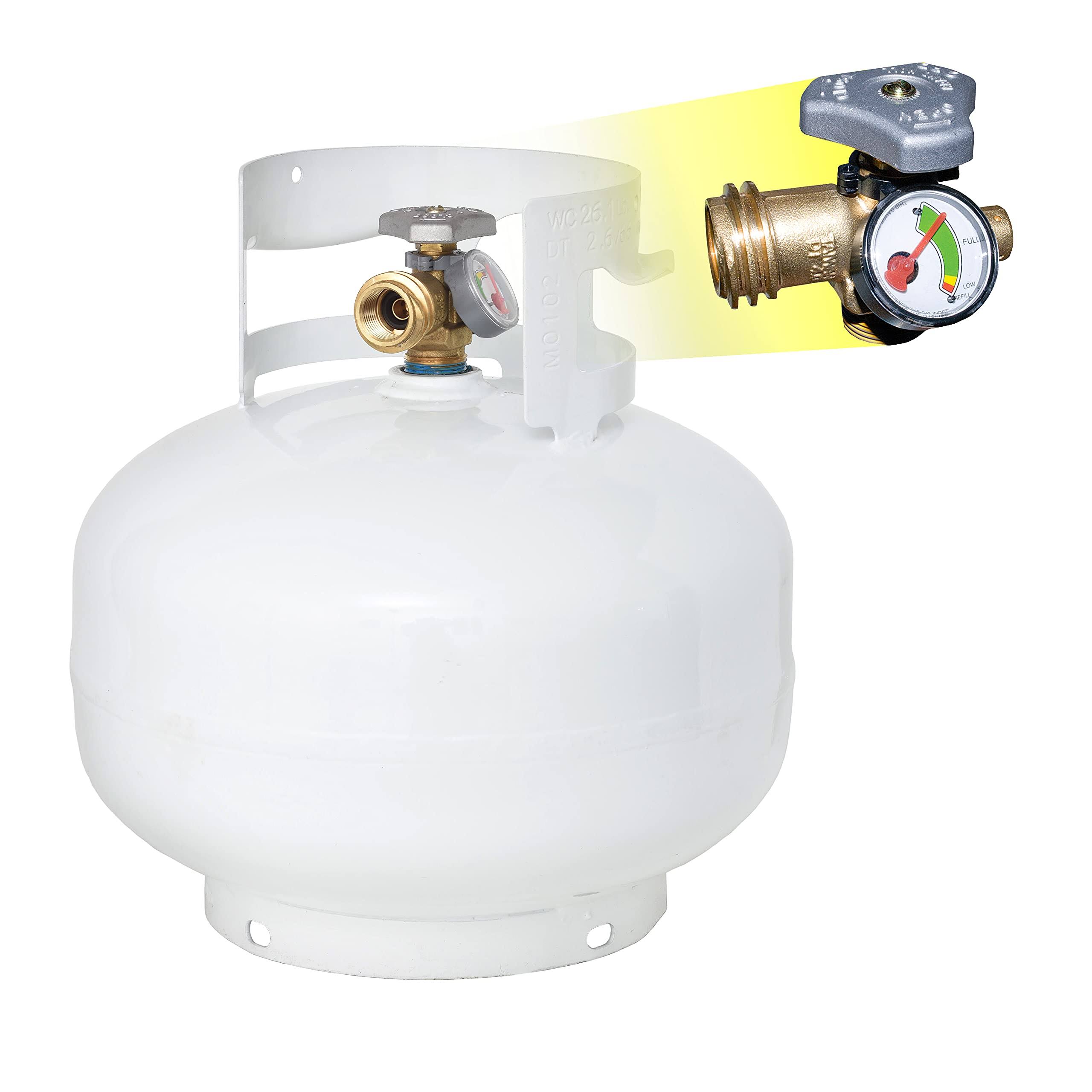 Flame King YSN11SQT 11 Pound Propane Tank Cylinder Squatty with Type 1