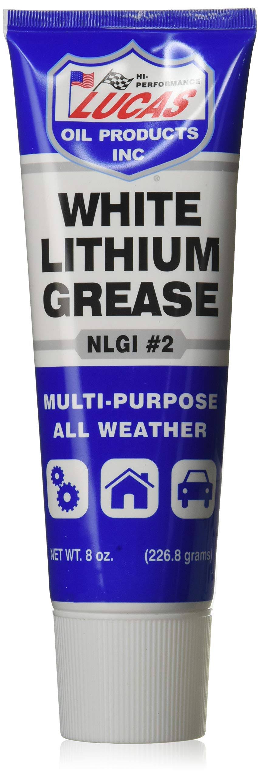 Lucas Oil 10533 White Lithium Grease- 8 oz. Squeeze Tube