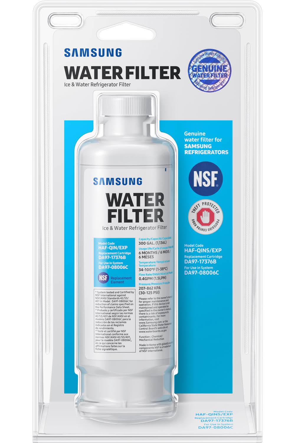 Samsung Refrigerator Water Filter- HAF-QINS/EXP