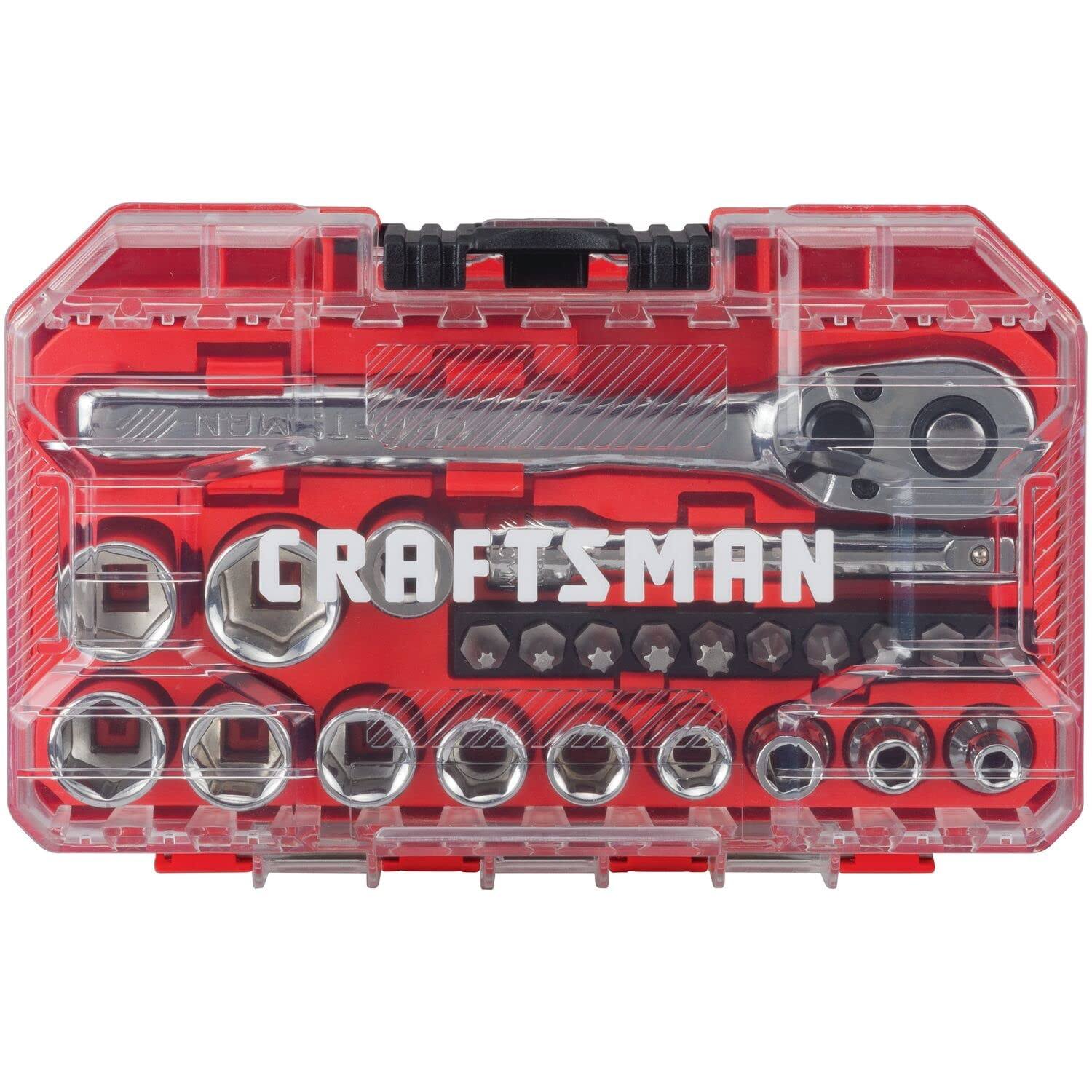 Craftsman Mechanics Tool Set, Metric, 24 Pieces