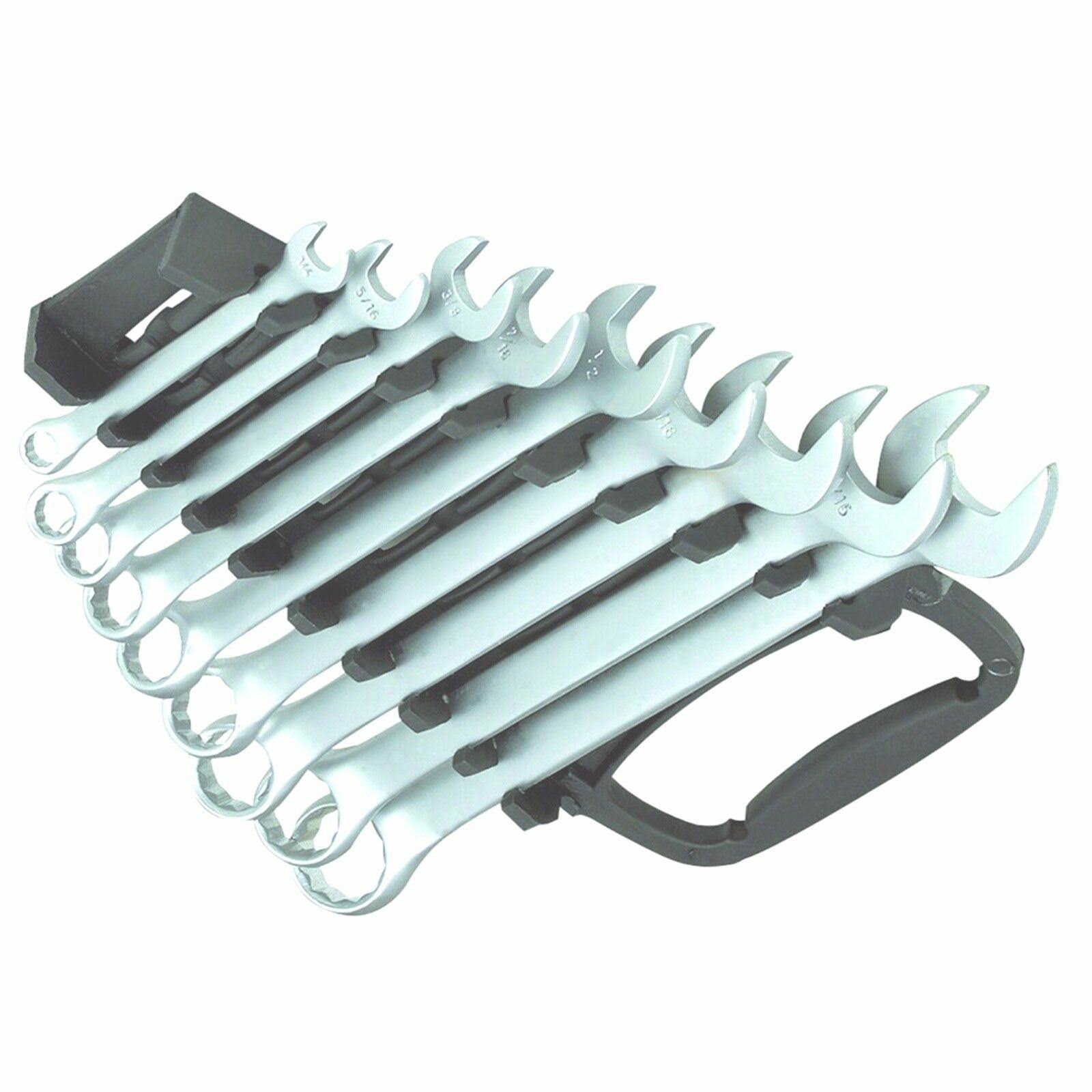 Pittsburgh Fully Polished SAE Combination Wrench Set 9 Pc. 42304
