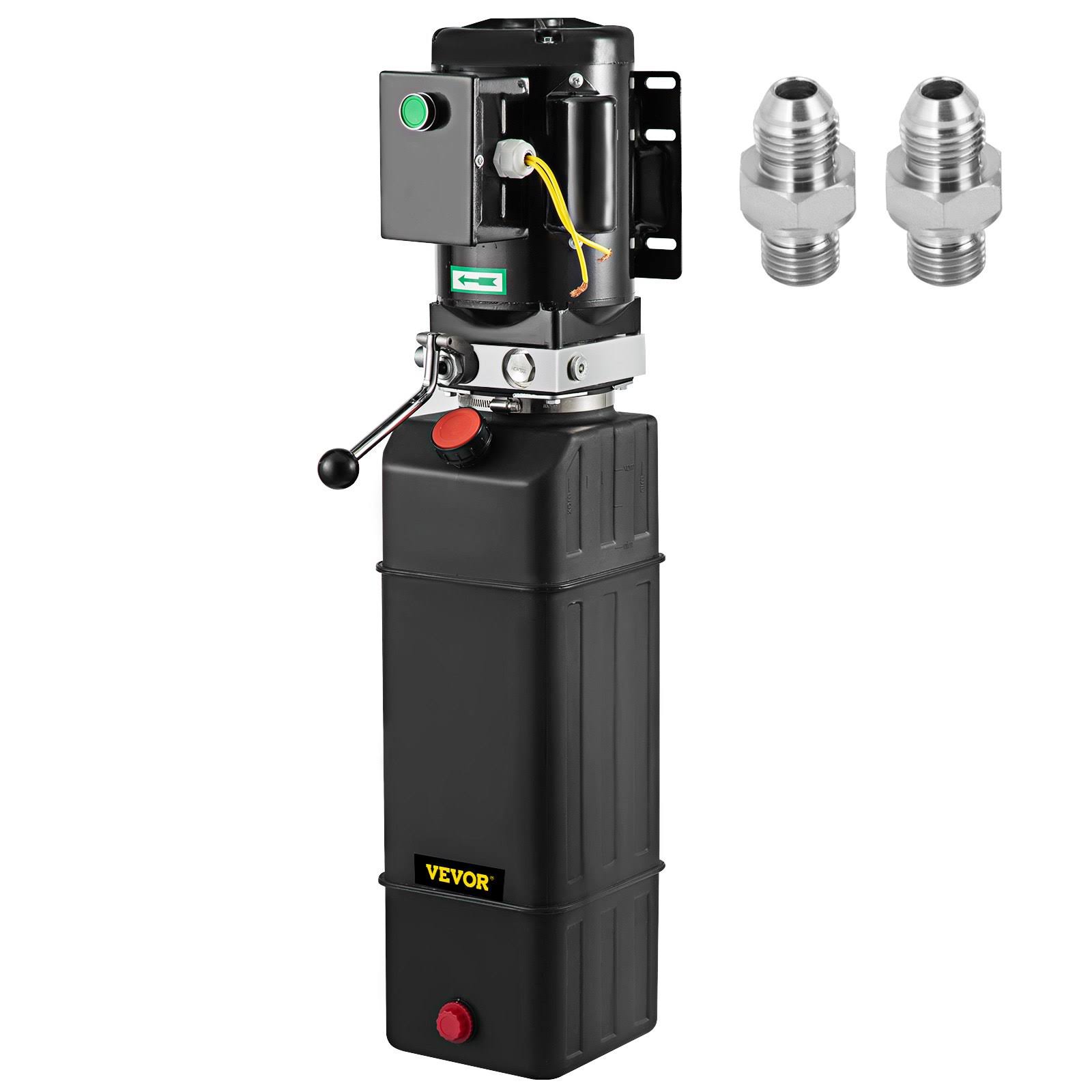 VEVOR Hydraulic Pump Auto Lift Power Unit Pack 220V 60Hz 2950 PSI 4 Gal Tank 3 HP