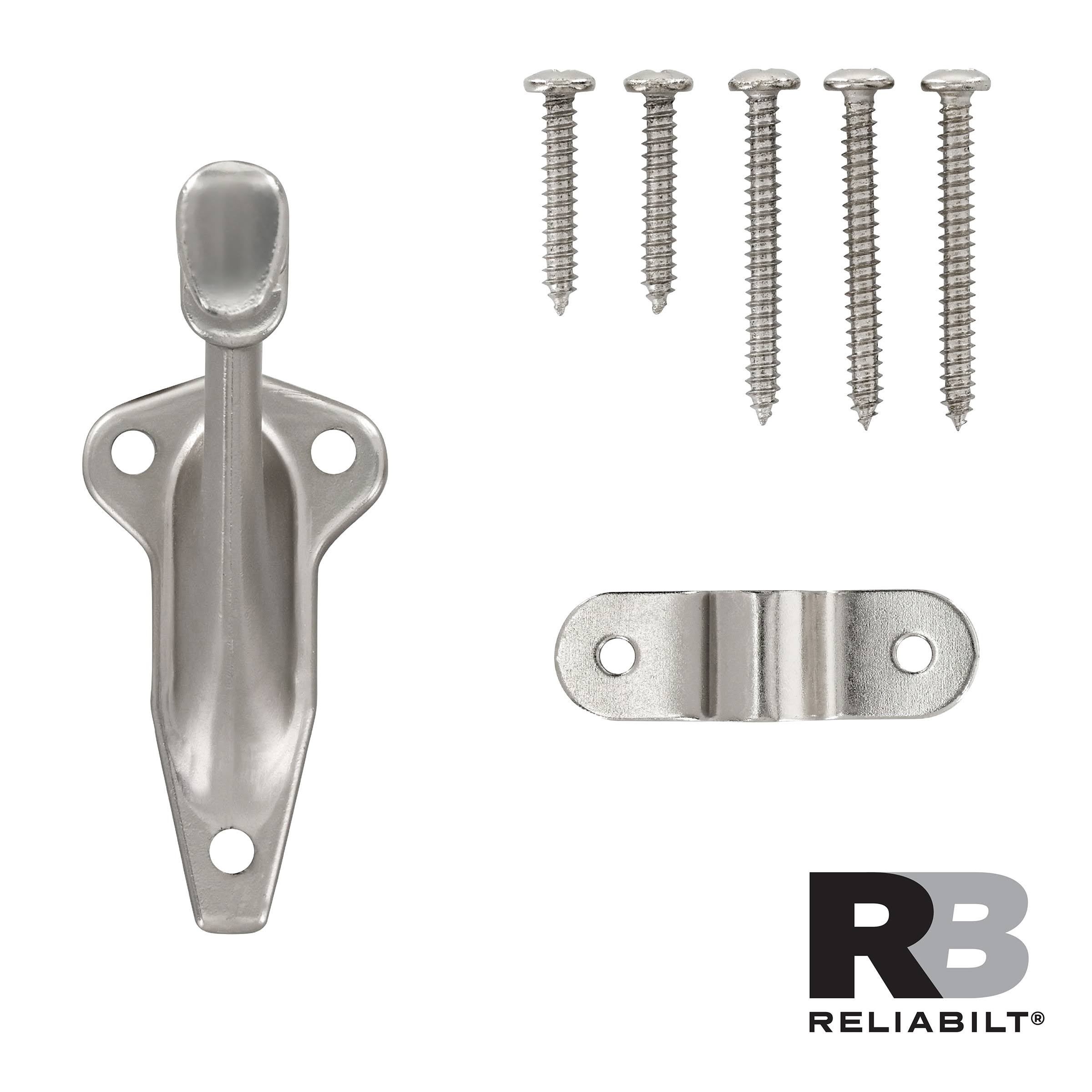 ReliaBilt 1.312-in x 3-in Satin Nickel Finished Aluminum Handrail Bracket | 605962