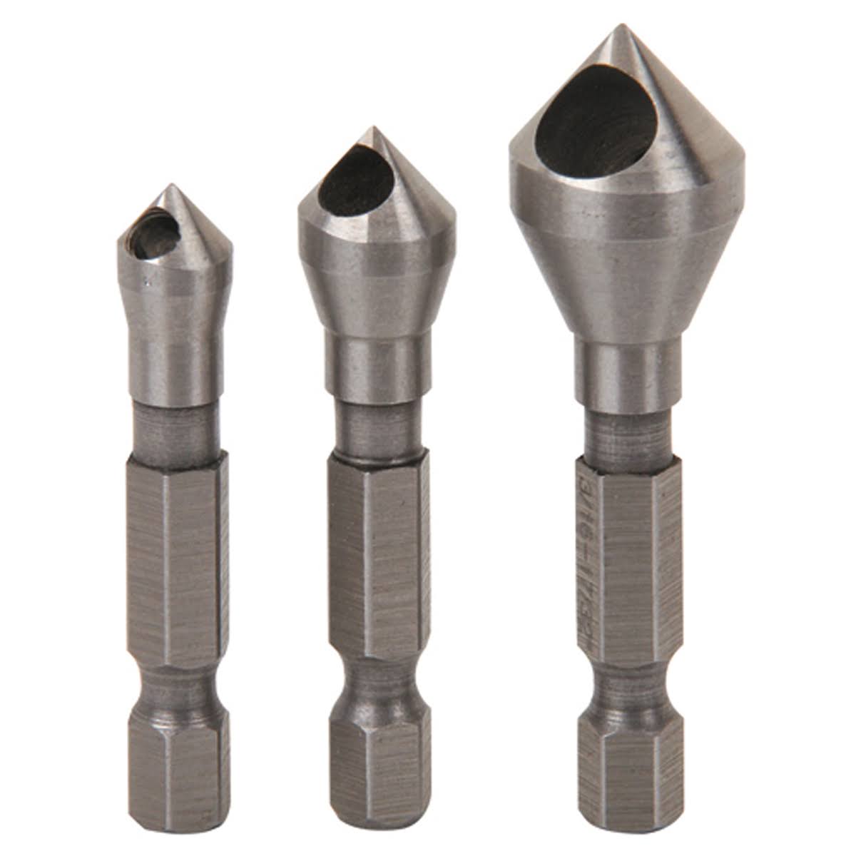 Warrior 61629 Countersink and Deburring Tool Set 3 PC