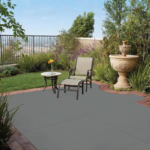 BEHR Premium 1 gal. #PFC-63 Slate Gray Solid Color Flat Interior/Exterior Concrete Stain S0013901