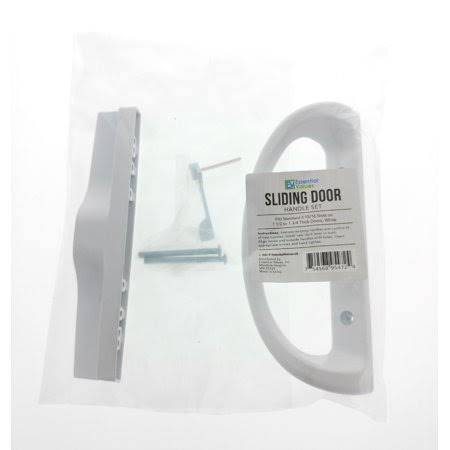 Essential Values White Sliding Patio Door Handle Set