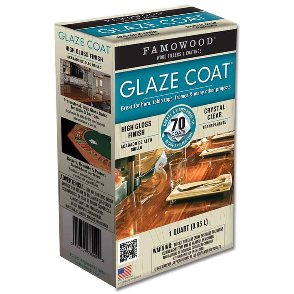 Famowood 1 qt. Clear Glaze Coat Epoxy Kit (4-Pack)