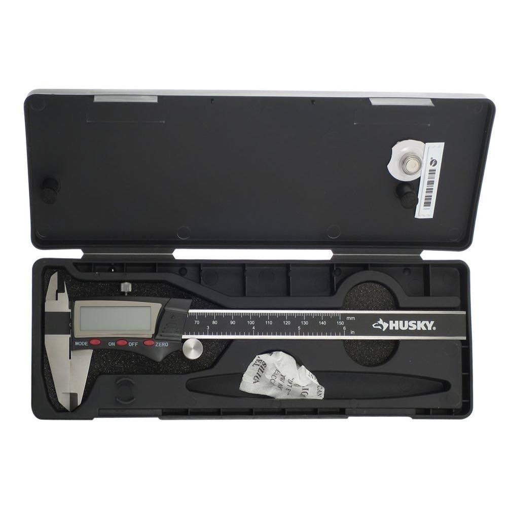 Husky 6 in. 3-Mode Digital Fractional Caliper