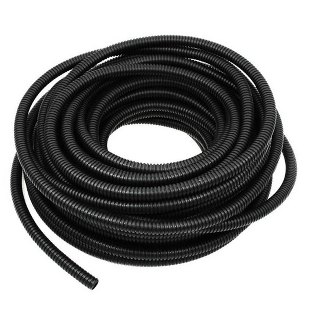 E Support 3/8 inch 20 Feet Split Loom Wire Flexible Tubing Conduit Hose
