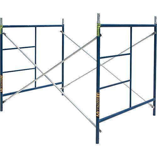 Metaltech Saferstack Single Lift Scaffold Set- 5ft x 5ft x 7ft Model Number M-mfs606084