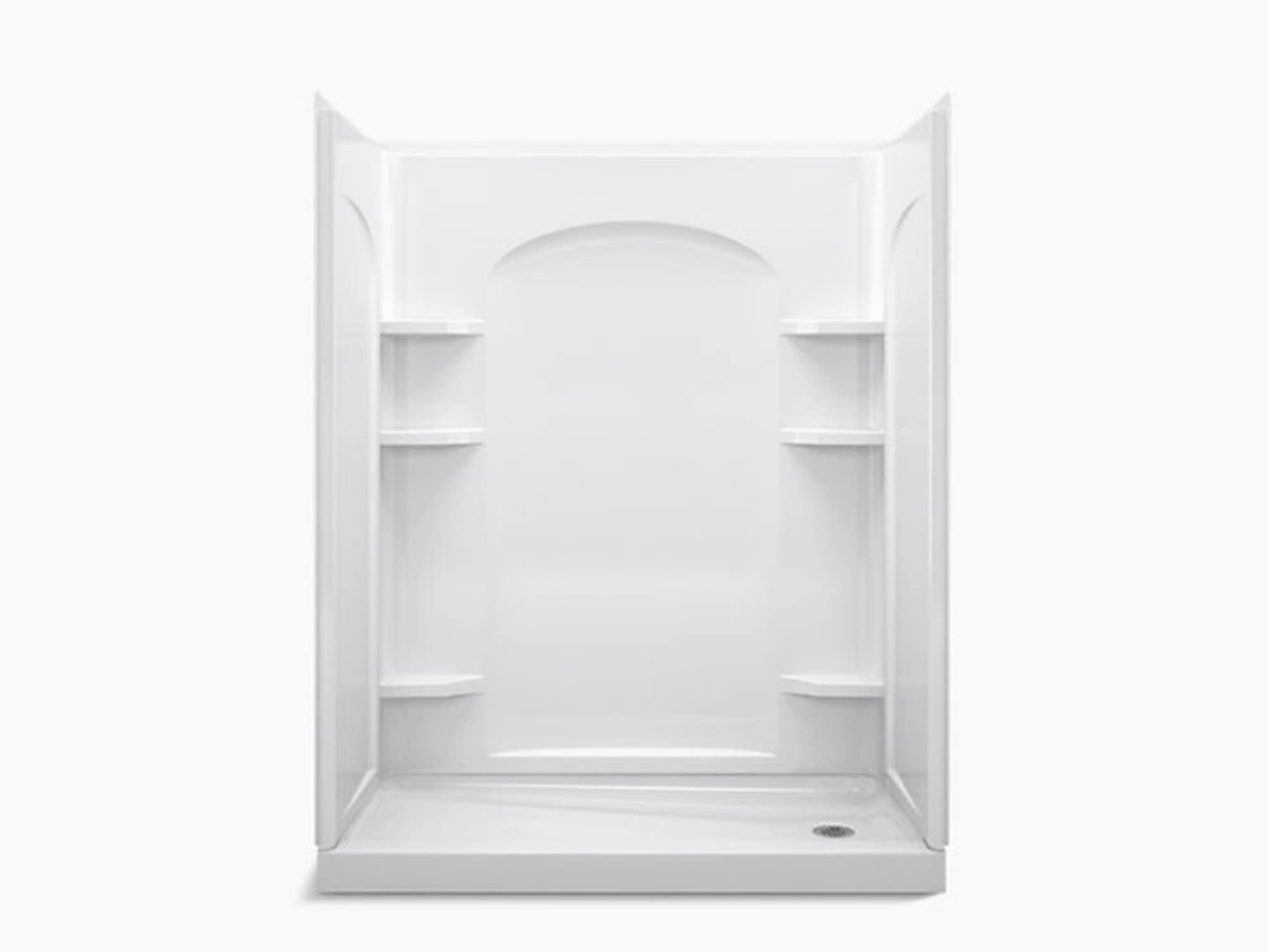 Sterling 72170120-0 Ensemble Shower Kit, 60-Inch x 30-Inch x 76.5-Inch, White