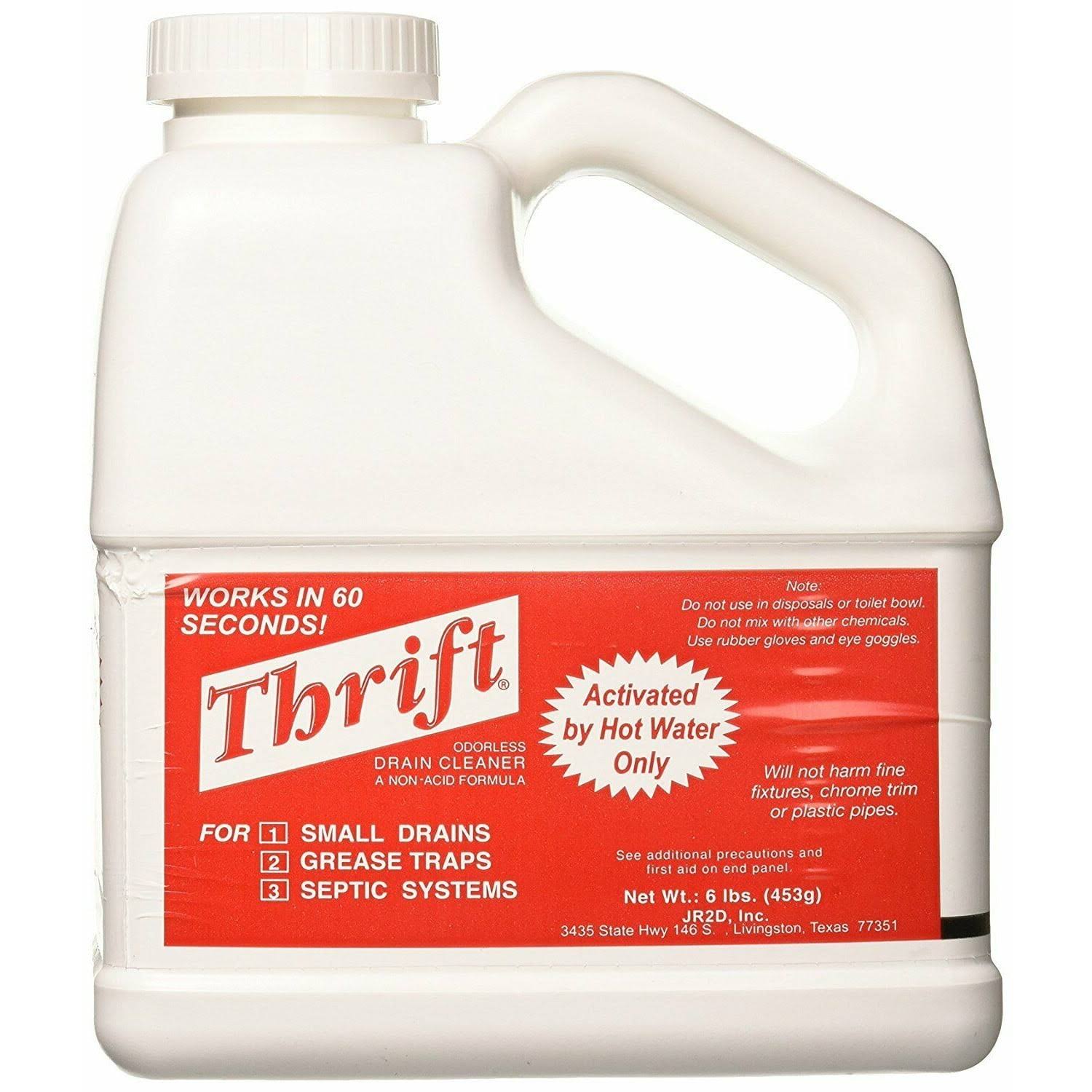 Thrift T-600 Alkaline Based 6 lb. Granular Drain Cleaner by Thrift