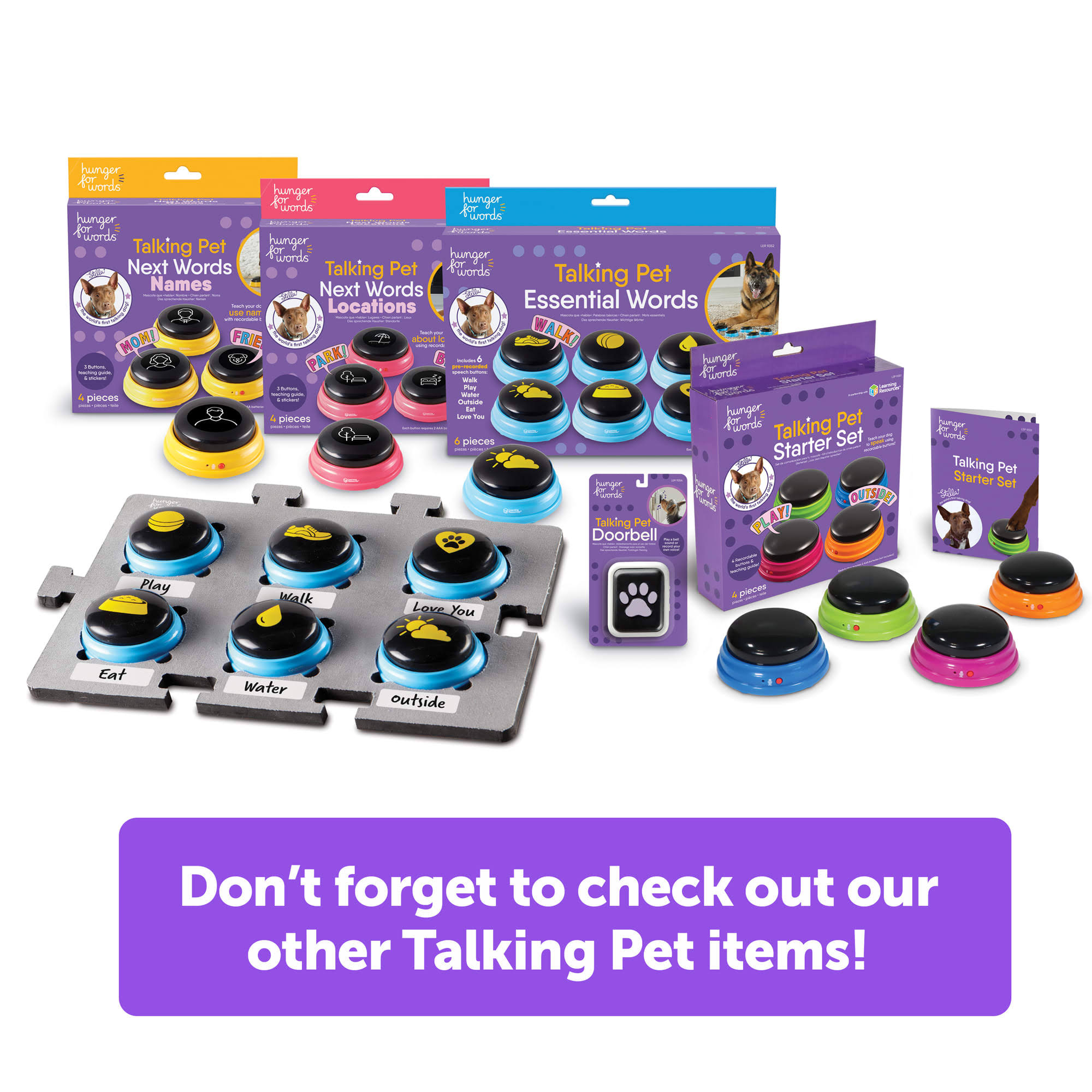 Hunger for Words Talking Pet (Doorbell)