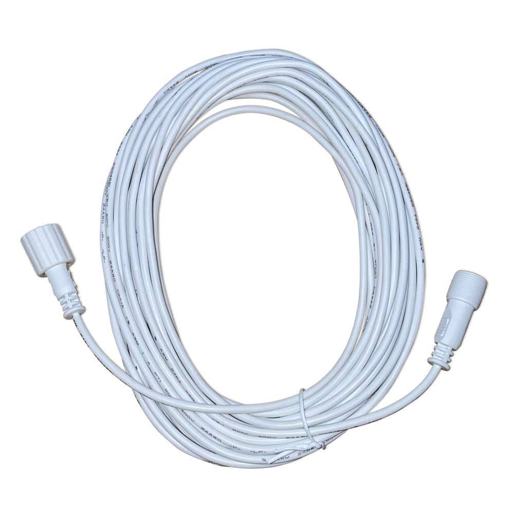 Novolink 30 ft. White Extension Cord for Defiant DFI and DFI Solar Motion Lights