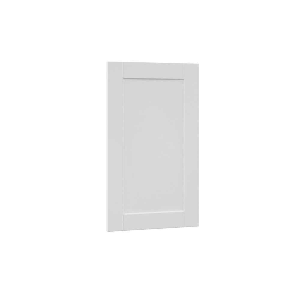 Hampton Bay Shaker 17.50 in. W x 29.37 in. H Island Decorative End Panel in Satin White