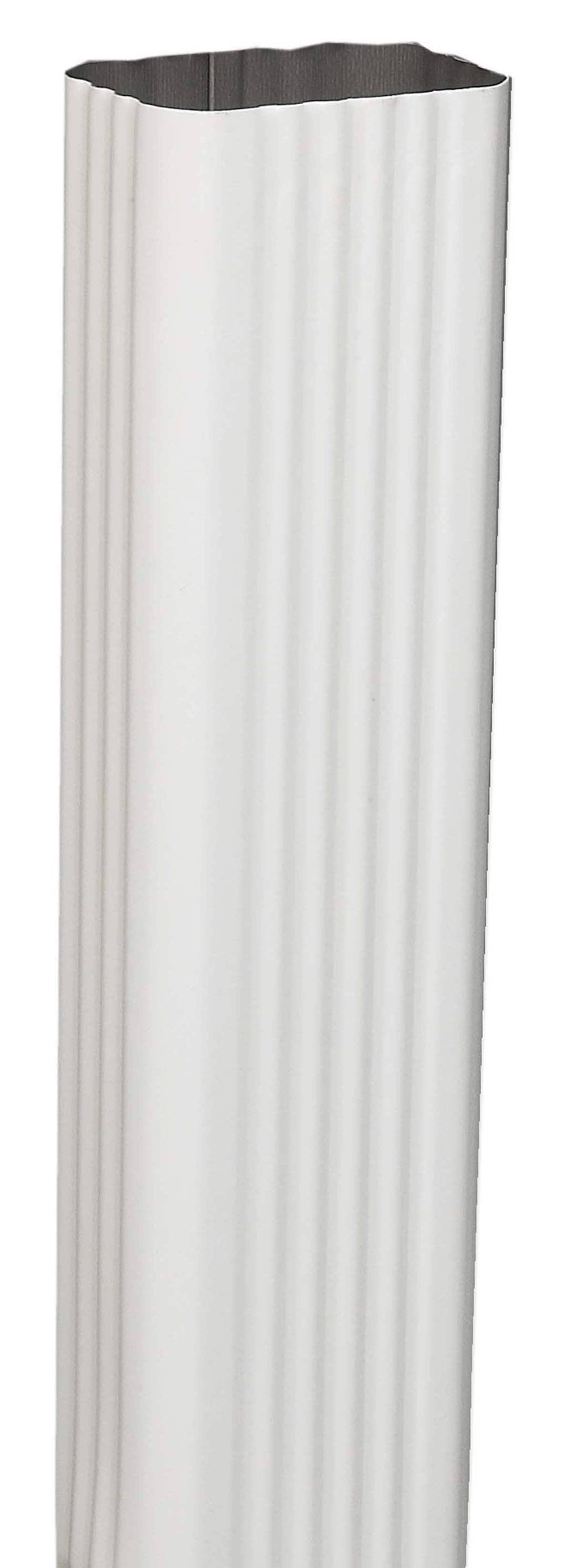 Amerimax Aluminum Downspout, White
