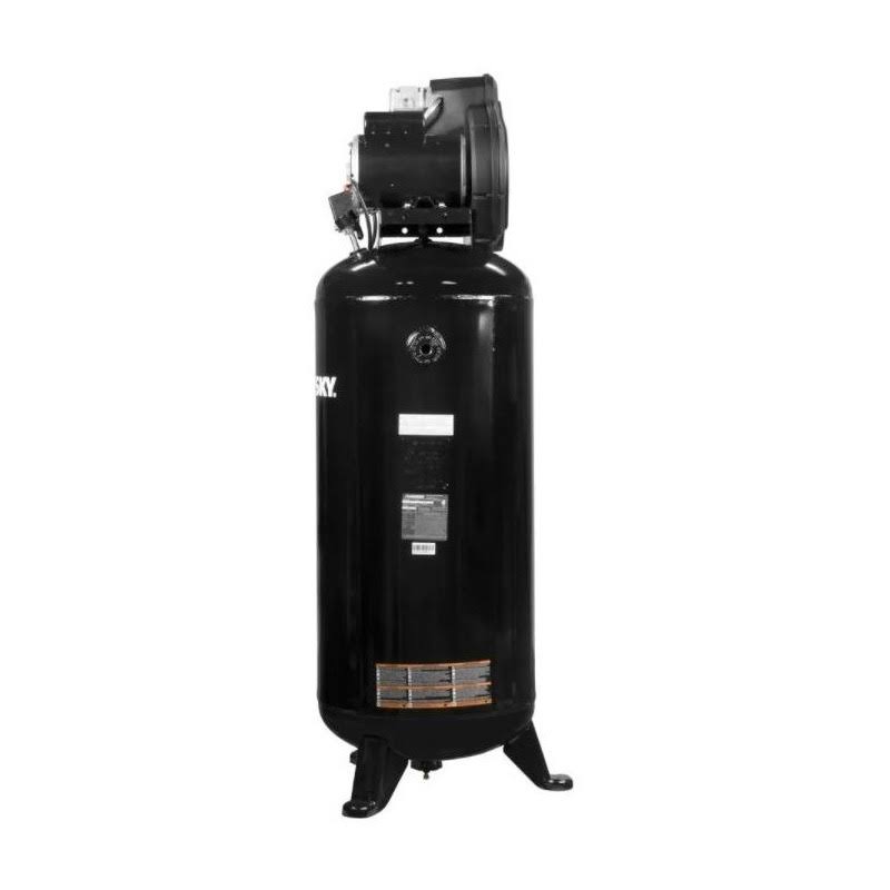 Husky 60 gal. 3.7 HP 1-Phase 175 PSI Oil Lubed Belt Drive Stationary Electric Air Compressor C603H