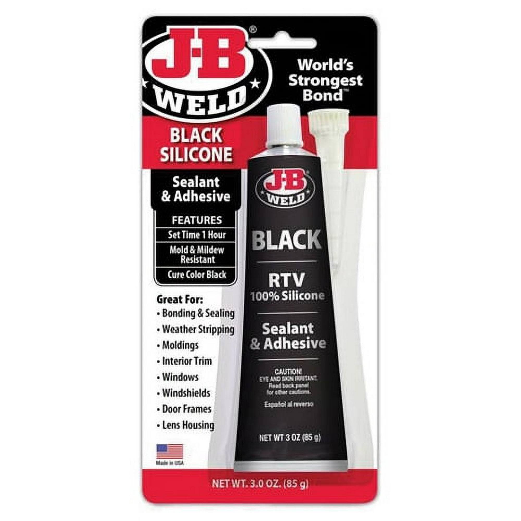 JB Weld 31319 Black RTV Acetoxy- 3oz