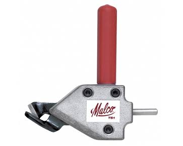 Malco TS1 Turbo Shear 20 Gauge Capacity Sheet Metal Cutting Attachment Pack of 2