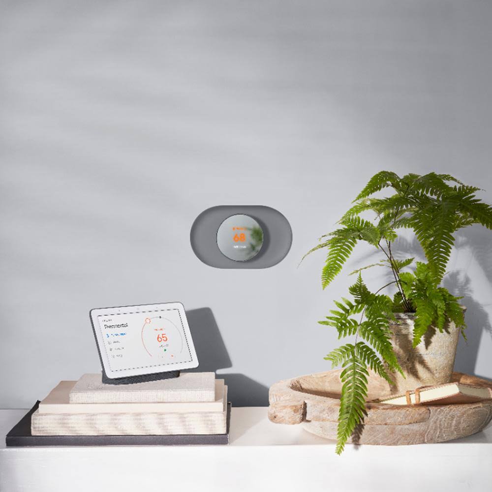 Google- Nest Thermostat Trim Kit- Charcoal