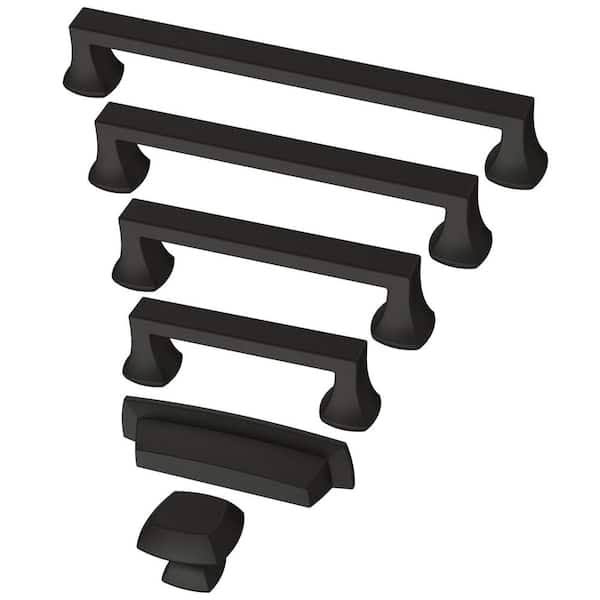 Liberty Mandara 5-1/16 in. 128 mm Matte Black Drawer Pull 12-Pack