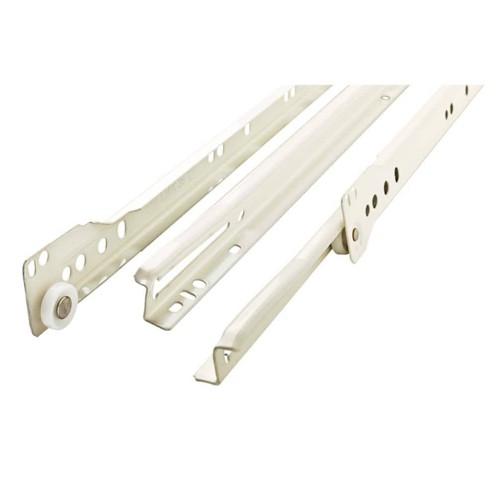 Everbilt 24 in. Self-Closing Bottom Mount Drawer Slide Set 1-Pair (2 Pieces)