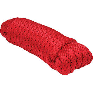 Extreme Max Solid Braid MFP Utility Rope- 1/4in x 10' Purple 3008.0241