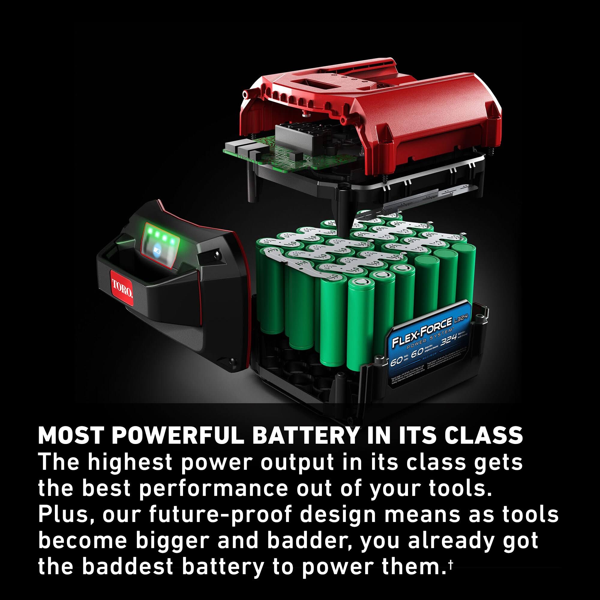 Toro Flex-Force Power System 60-Volt Max 2.5 Ah Lithium-Ion L135 Battery