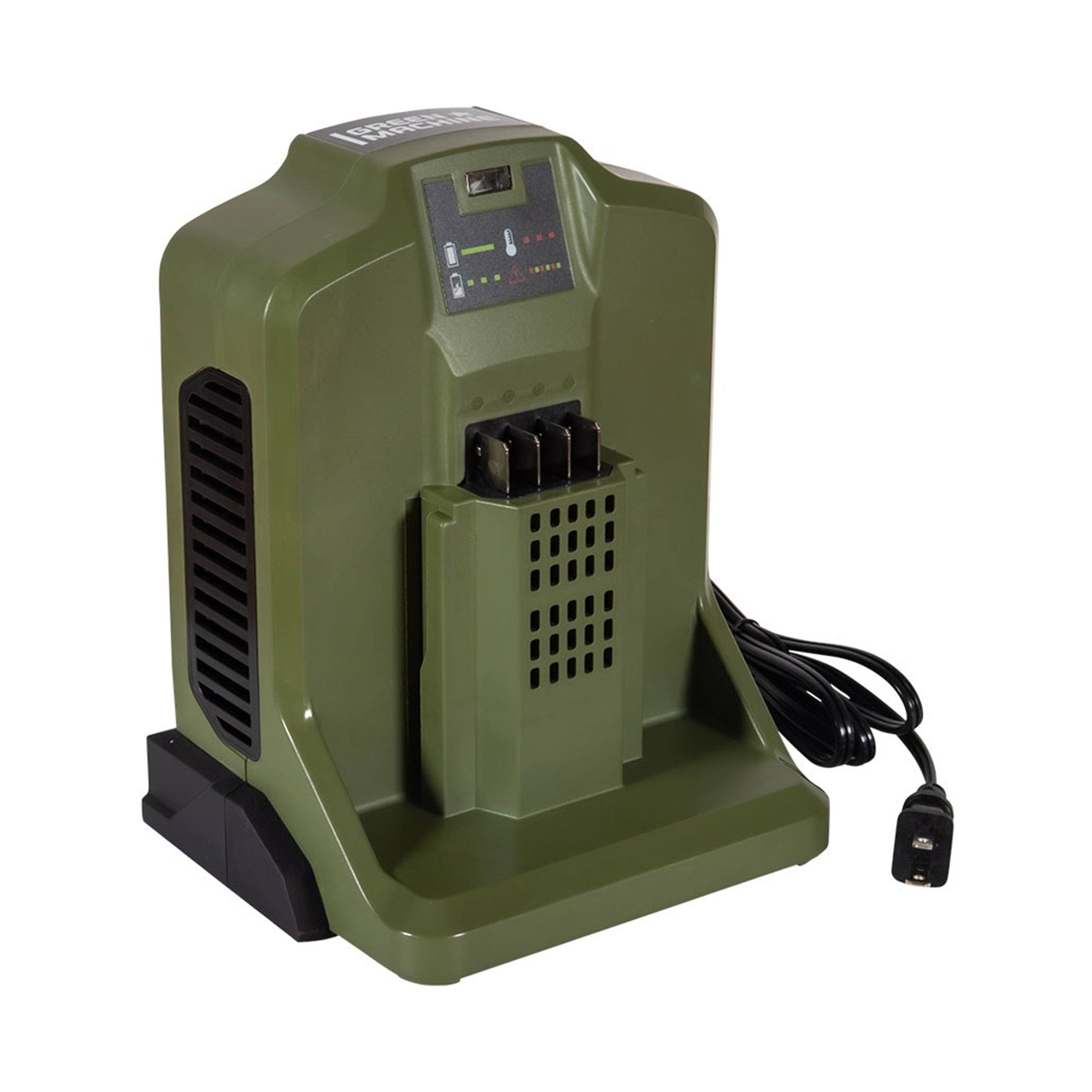 Green Machine 62V Charger with Cooling Fan