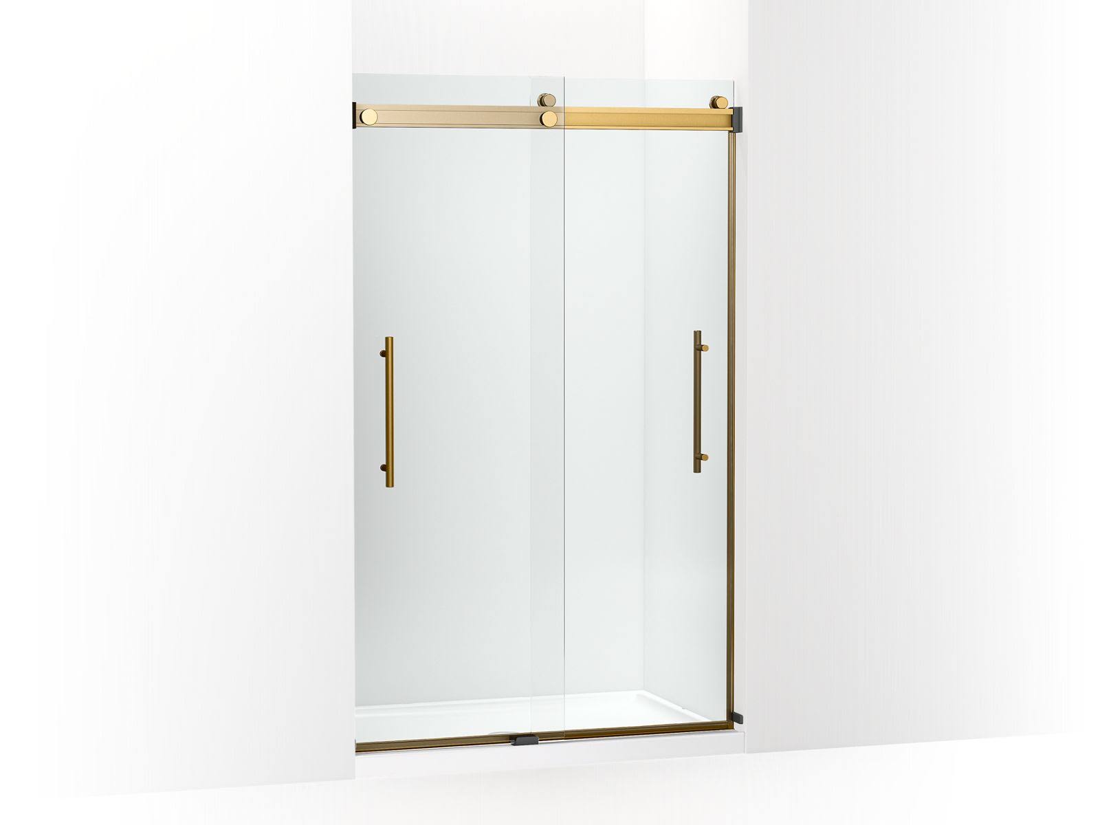 Kohler K-702421-L Levity Plus Frameless Sliding Shower Door, 77-9/16