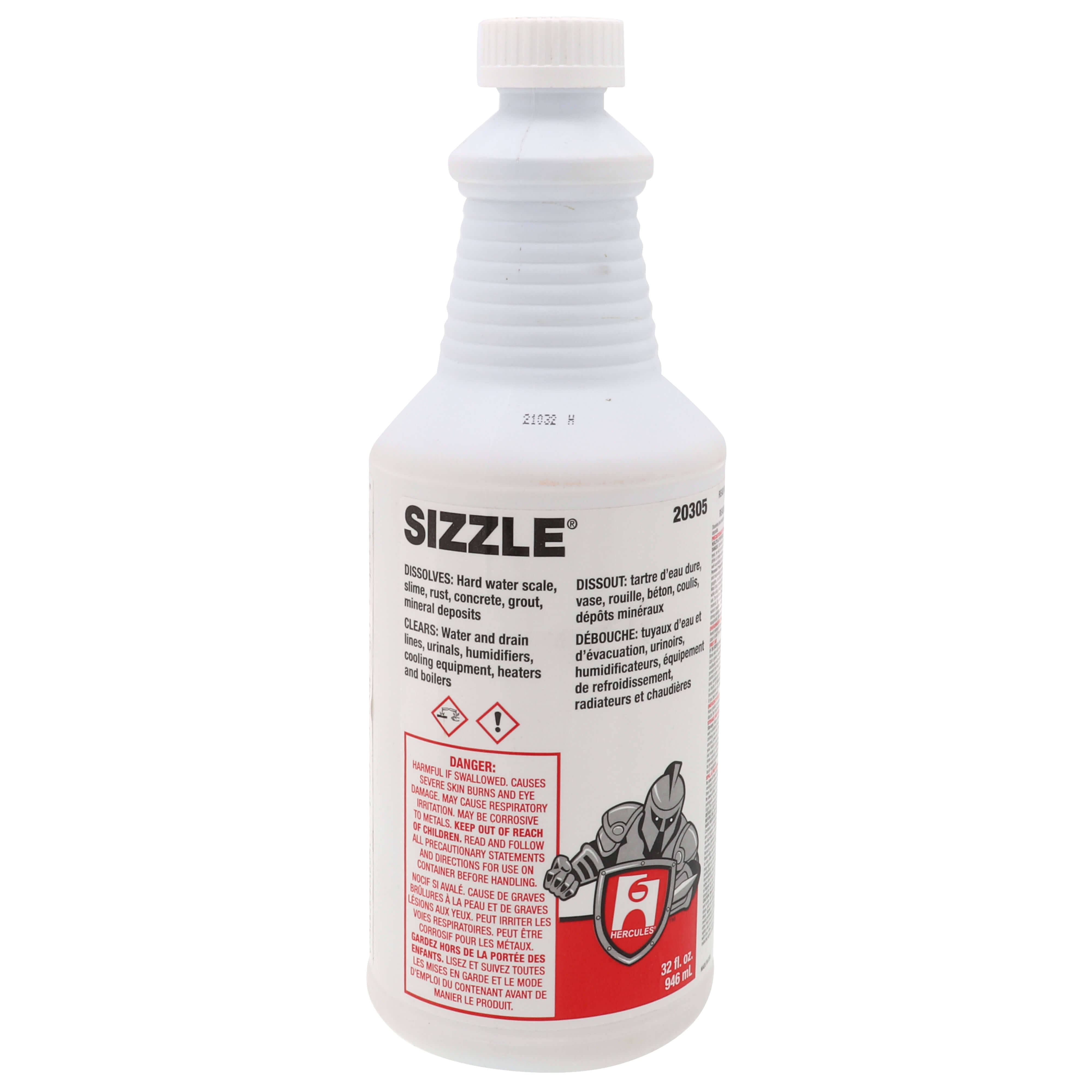 Hercules 20305 1 Quart Sizzle Drain Cleaner