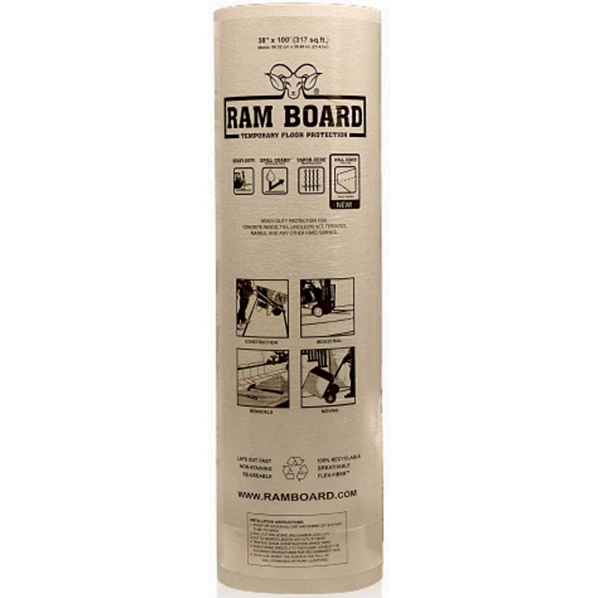 RB38100 38-Inch x 100-Ft. Floor Protector Roll Ram Board