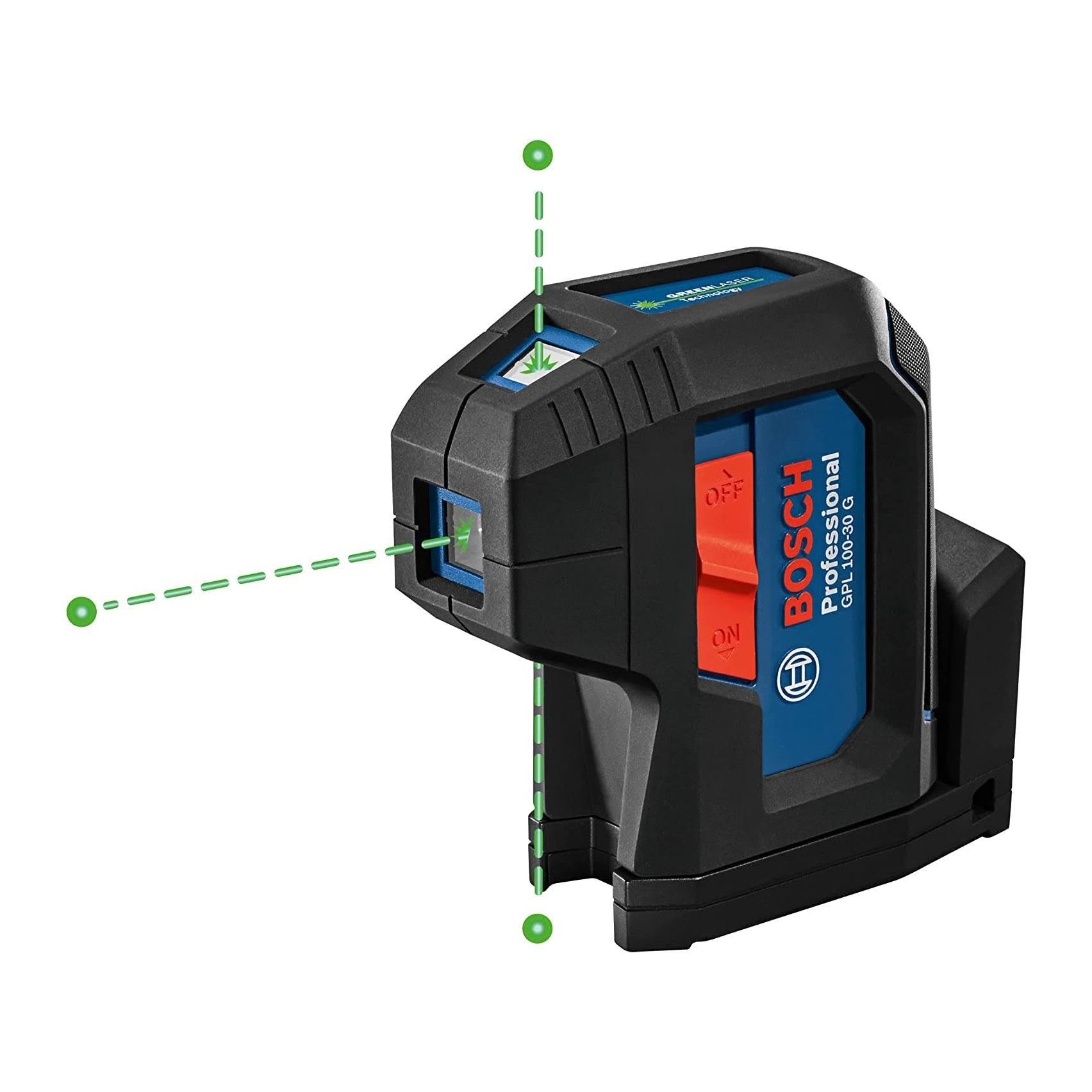 Bosch GPL100-30G 125 ft. Green 3-Point Self-Leveling Laser
